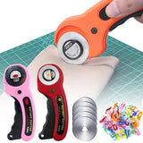 45mm Rotary Cutter Set for Leather Craft Cutting Tool with Ergonomic Handle