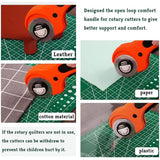 45mm Rotary Cutter Set for Leather Craft Cutting Tool with Ergonomic Handle