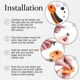 45mm Rotary Cutter Set for Leather Craft Cutting Tool with Ergonomic Handle