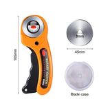 45mm Rotary Cutter Set for Leather Craft Cutting Tool with Ergonomic Handle