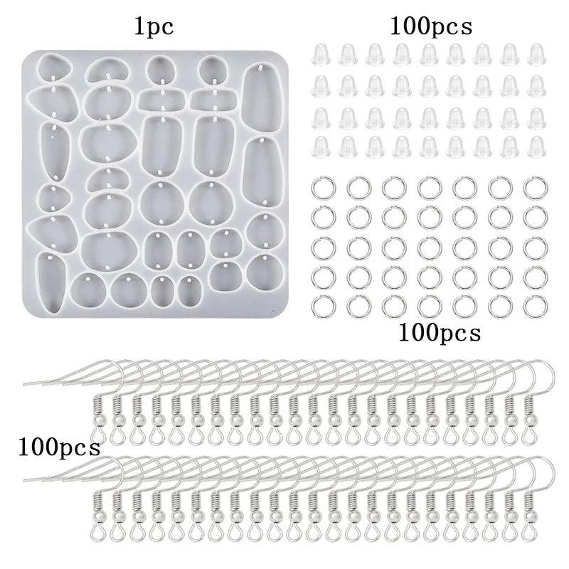 Irregular Crystal Epoxy Resin Mold DIY Jewelry Pendant Mold