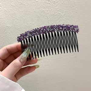 Plastic Hairpin Rhinestone Hair Clips French Twist Combs Girls Accessories