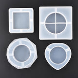 DIY Ashtray Resin Mold Heart Square Storage Box Silicone Mould