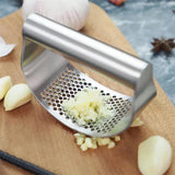 Manual Garlic Press Curved Garlic Grinding Slicer Chopper
