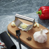Manual Garlic Press Curved Garlic Grinding Slicer Chopper