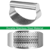 Manual Garlic Press Curved Garlic Grinding Slicer Chopper
