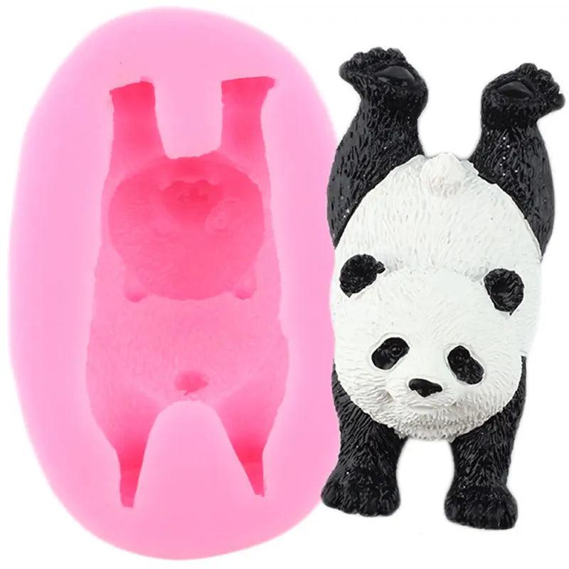 Panda Bamboo Silicone Mold Cake Border Fondant Molds