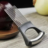 Onion Cutting Holder with Stainless Steel Needle
