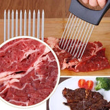 Onion Cutting Holder with Stainless Steel Needle