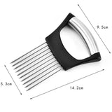 Onion Cutting Holder with Stainless Steel Needle