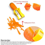 2PCS Vegetable Carrot Cucumber Sharpener Peeler Kitchen Tool