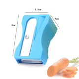 2PCS Vegetable Carrot Cucumber Sharpener Peeler Kitchen Tool