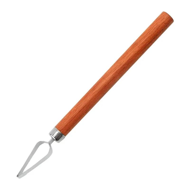 Wooden Handle Stainless Steel Fruit & Vegetable Carving Chef's Edge