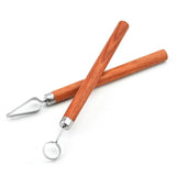 Wooden Handle Stainless Steel Fruit & Vegetable Carving Chef's Edge