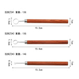 Wooden Handle Stainless Steel Fruit & Vegetable Carving Chef's Edge