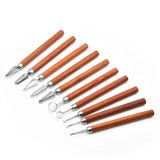 Wooden Handle Stainless Steel Fruit & Vegetable Carving Chef's Edge
