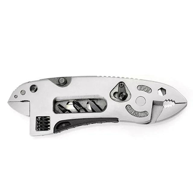 Adjustable Wrench Wire Cutter Pliers Survival Tool Set