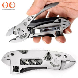 Adjustable Wrench Wire Cutter Pliers Survival Tool Set