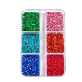 6Grids Glass Crushed Stone Resin Filling Mixed DIY Crystal Epoxy Mold