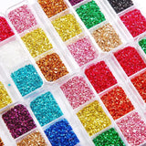 6Grids Glass Crushed Stone Resin Filling Mixed DIY Crystal Epoxy Mold