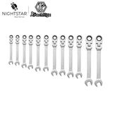 6-19mm Reversible Ratchet Wrench Socket Spanner Nut Tools