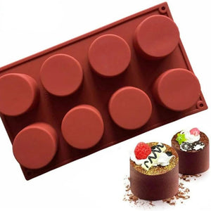 Round Silicone Cake Mold for Baking Pastry Jelly Soap Ice Decoration