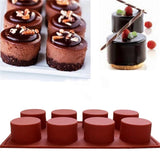 Round Silicone Cake Mold for Baking Pastry Jelly Soap Ice Decoration