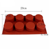 Round Silicone Cake Mold for Baking Pastry Jelly Soap Ice Decoration