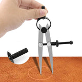 Craft Line Marking Gauge Leather Tool Adjustable Compasses Wing Divider