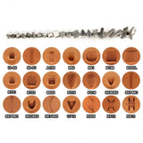 Leather Stamping Carving Embossing Punch DIY Tools