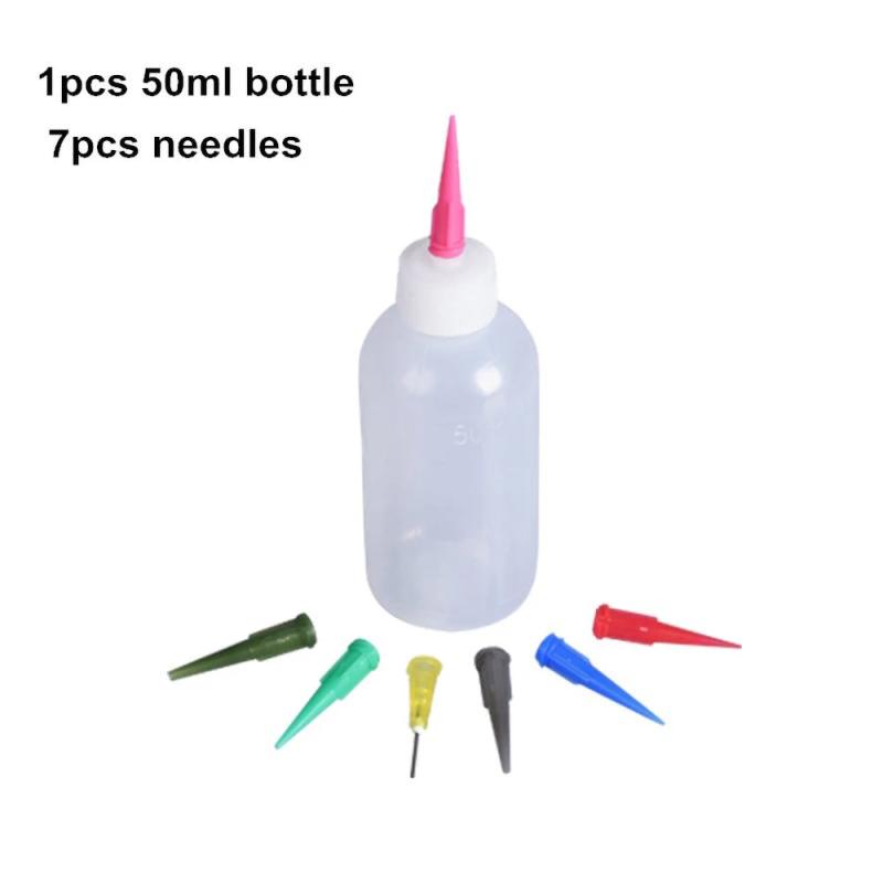 50ml Ceramic Art Squeeze Clay Bottle Multi-needle Point Line Texture Effect