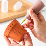 50ml Ceramic Art Squeeze Clay Bottle Multi-needle Point Line Texture Effect