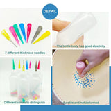 50ml Ceramic Art Squeeze Clay Bottle Multi-needle Point Line Texture Effect