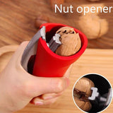Funnel Nutcracker Walnut Opener Pliers Easy Open Walnuts Hazelnut Clip Kitchen
