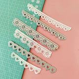 Pottery Polymer Clay Lace Stainless Cutting Mold Scrapbooking Tools