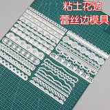 Pottery Polymer Clay Lace Stainless Cutting Mold Scrapbooking Tools