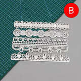 Pottery Polymer Clay Lace Stainless Cutting Mold Scrapbooking Tools