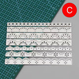 Pottery Polymer Clay Lace Stainless Cutting Mold Scrapbooking Tools