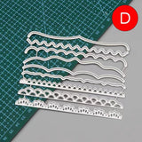 Pottery Polymer Clay Lace Stainless Cutting Mold Scrapbooking Tools