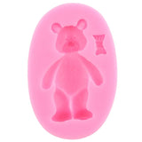 3D Bear Silicone Mold Pearl Fondant Molds Cake Decorating Tools