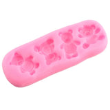 3D Bear Silicone Mold Pearl Fondant Molds Cake Decorating Tools