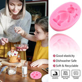 3D Bear Silicone Mold Pearl Fondant Molds Cake Decorating Tools