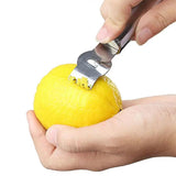 Stainless Steel Citrus Zester Peeler Kitchen Bar Craft Peeling Tool