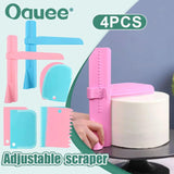 Adjustable Cake Scraper Cream Edge Smoother Fondant Spatula