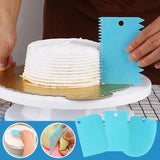 Adjustable Cake Scraper Cream Edge Smoother Fondant Spatula