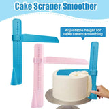 Adjustable Cake Scraper Cream Edge Smoother Fondant Spatula
