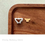 Mini Soft Pottery Earrings Clay Mold Snowflake Deer Rabbit Moon Shape