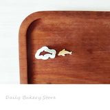 Mini Soft Pottery Earrings Clay Mold Snowflake Deer Rabbit Moon Shape