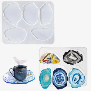 Irregular Coaster Silicone Mold for DIY Coaster Stand