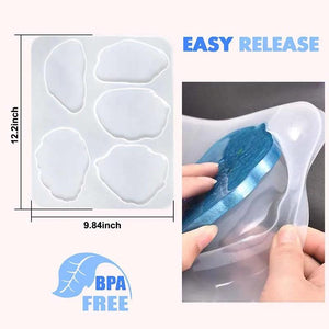 Irregular Coaster Silicone Mold for DIY Coaster Stand